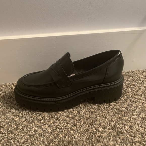 Leather Chunky Penny Loafers SOLD OUT STOCK - Picture 4 of 8